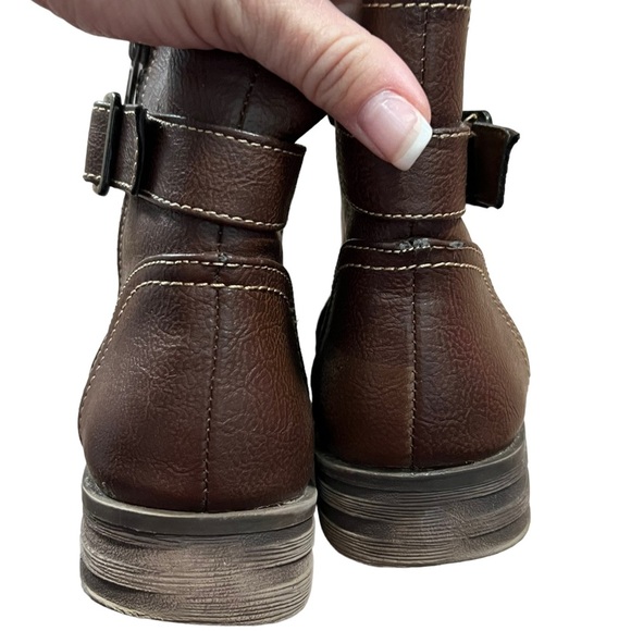 Natural Soul Brown Zip Up Boots Size 11 - Picture 4 of 7